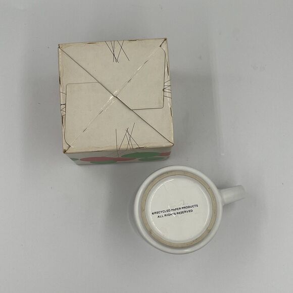 Vintage Sandra Boynton Ceramic Coffee Mug #07 Holly Hippodays w/Box Christmas - Picture 6 of 6